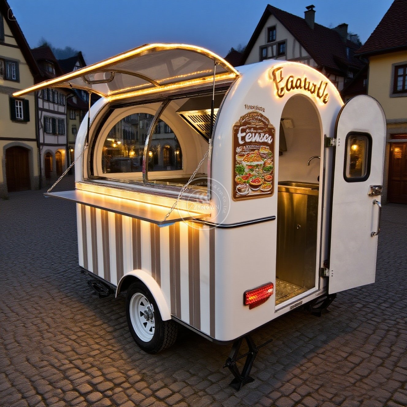 Hot Dog Vending Cart - Camion de restauration mobile, cuisine mobile,