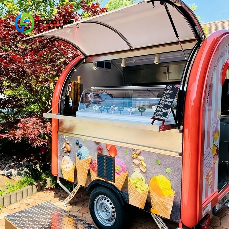 Hot Dog Vending Cart - Chariot de restauration en acier inoxydable