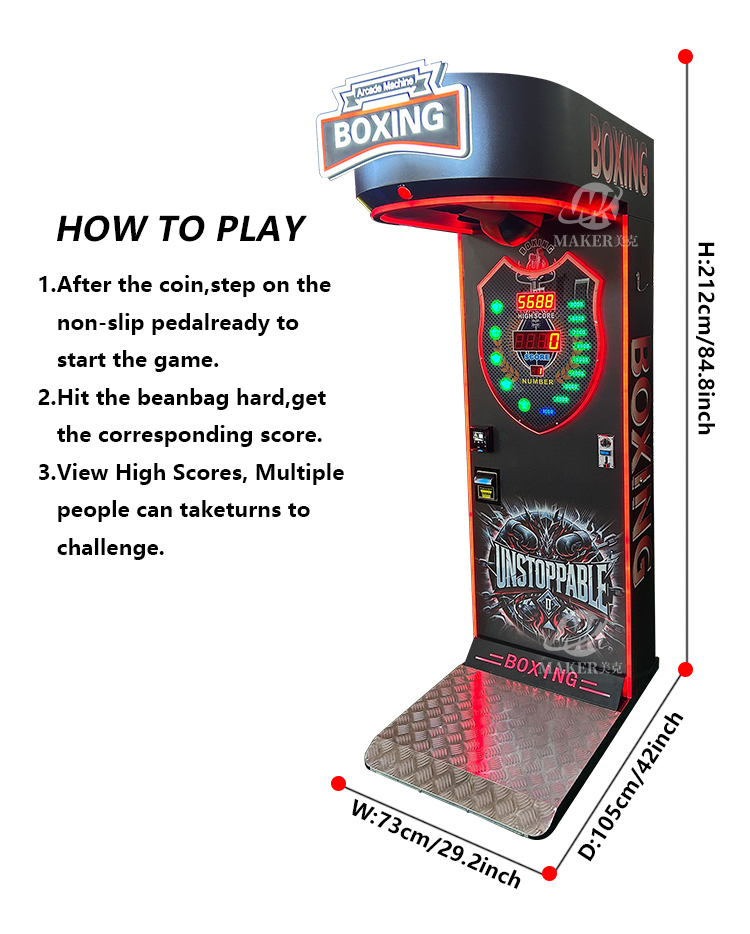 Machine de boxe en gros d'usin - Arcade Machine Profit avis et prix