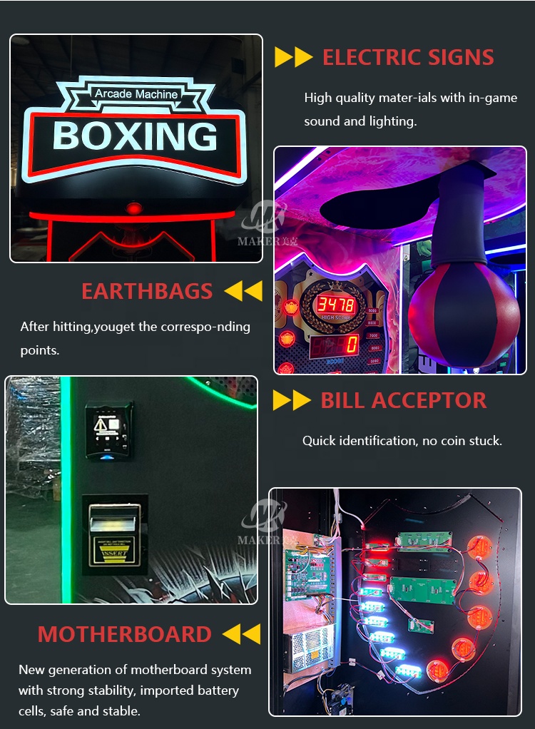 Machine de boxe en gros d'usin - Arcade Machine Profit avis et prix