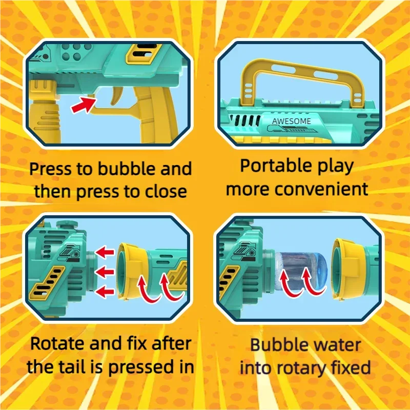 Pistolet à bulles à fusée à éc - Bubble Gum Machine avis et prix
